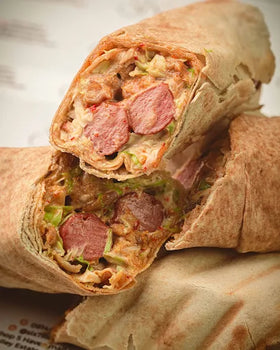 Shawarma - Double Sausage Beef & Chicken