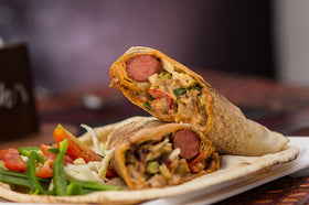 Combo Single Sausage Shawarma