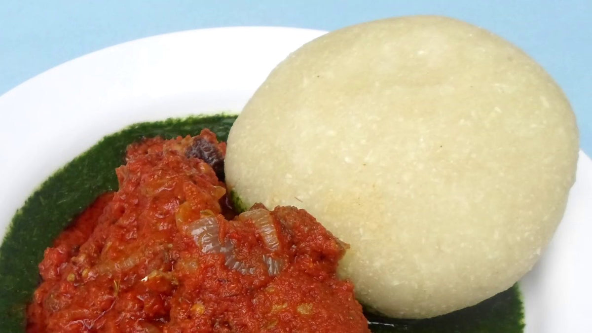 Eba + Ewedu