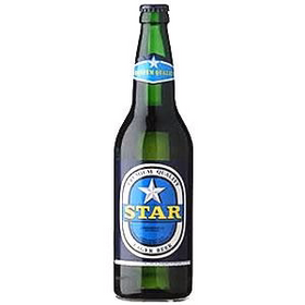 Star Lager Beer Bottle